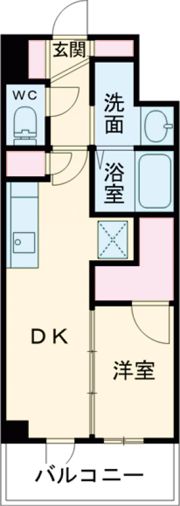 エステムコート名古屋新栄Ⅴラポールの間取り画像