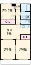 ラヴィーヌ水谷の間取り画像