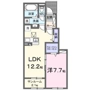 ブライトレーヴⅦの間取り画像