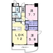 ヒル フィールド グレイス館の間取り画像