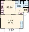 ラ・クレールAの間取り画像
