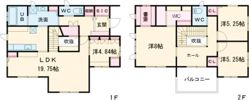 草川戸建ての間取り画像
