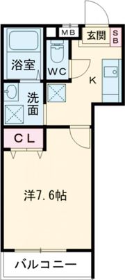 フジパレス吹田垂水町の間取り画像