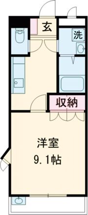 エルビス今里Ⅱの間取り画像