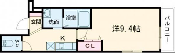 フジパレス江坂Ⅱ番館の間取り画像