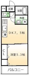 フジパレス東湊の間取り画像