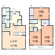 清新戸建クワットロの間取り画像