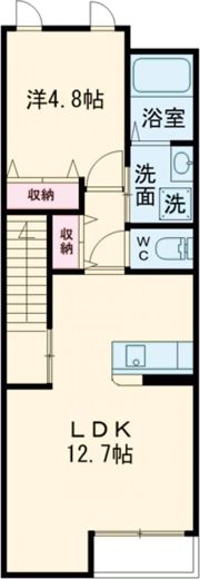 キャトルレーヴの間取り画像
