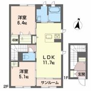 アルフラットの間取り画像