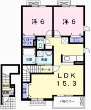 花・コテージBの間取り画像