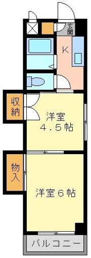 ミーシグマンション咲くらの間取り画像
