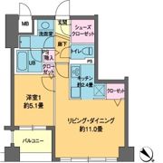 カスタリア茅場町の間取り画像