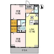 CLASSEUM元今泉の間取り画像