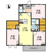 CLASSEUM元今泉の間取り画像