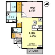 （仮）D-ROOM越谷市宮本町2丁目の間取り画像