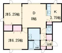 プロスパーハイムA・Bの間取り画像
