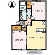 コンフォールⅠ号館の間取り画像