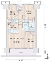 エスティメゾン豊洲レジデンスBの間取り画像