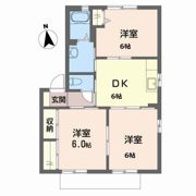 グランシードK Ⅱ棟の間取り画像