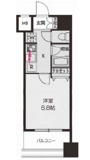 ドゥーエ新川の間取り画像