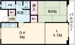 佐野湊団地 1号棟の間取り画像