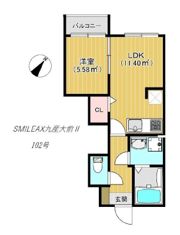 kag.R九産大前の間取り画像
