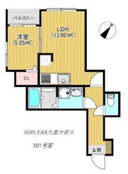 kag.R九産大前の間取り画像