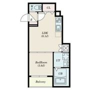 F asecia AMUZ Ⅱの間取り画像