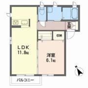 クラリタ富士前の間取り画像