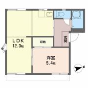 日高レジデンス Aの間取り画像