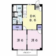 グレイス大高Bの間取り画像