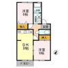 ローズアイランド Bの間取り画像