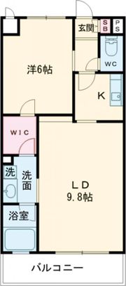 ユンヌファシリテの間取り画像