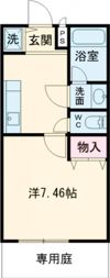 ディア コート高松の間取り画像