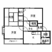 プリミエール国分寺Cの間取り画像