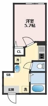 リーナ登戸東の間取り画像