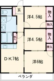 ロイヤルヨークヴィレッジⅠの間取り画像