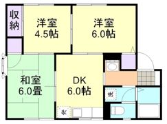 ラベンダーヒルズ B棟の間取り画像