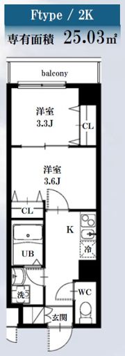 シャッツ高円寺の間取り画像