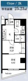 シャッツ高円寺の間取り画像