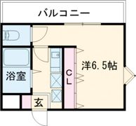 サンスイート神戸の間取り画像