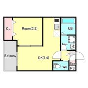 ジーメゾン狭山中央の間取り画像