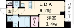 アドバンス名古屋ブランシュの間取り画像