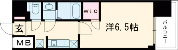 アドバンス名古屋ブランシュの間取り画像