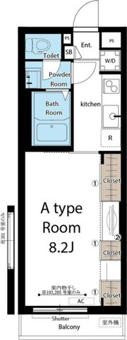リブリ・東門前の間取り画像