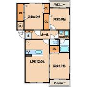 キャロットGの間取り画像