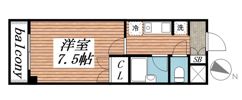 リリーパレスナルシマⅢの間取り画像