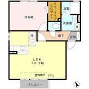 サンモール Bの間取り画像