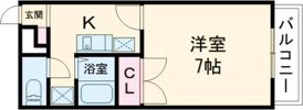 プレジールりんくうの間取り画像