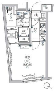 RELUXIA都立大学の間取り画像